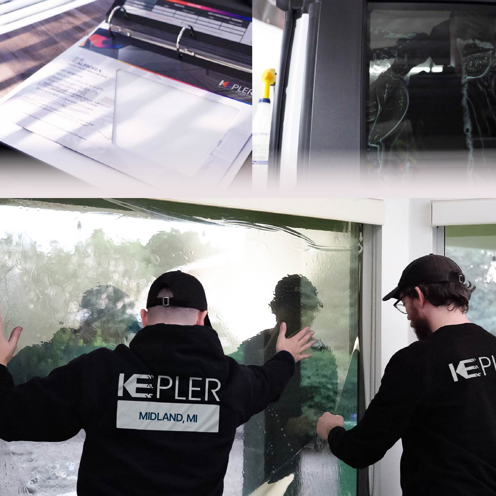Kepler Specialist Performing Commercial Window Tinting in Midland Midland