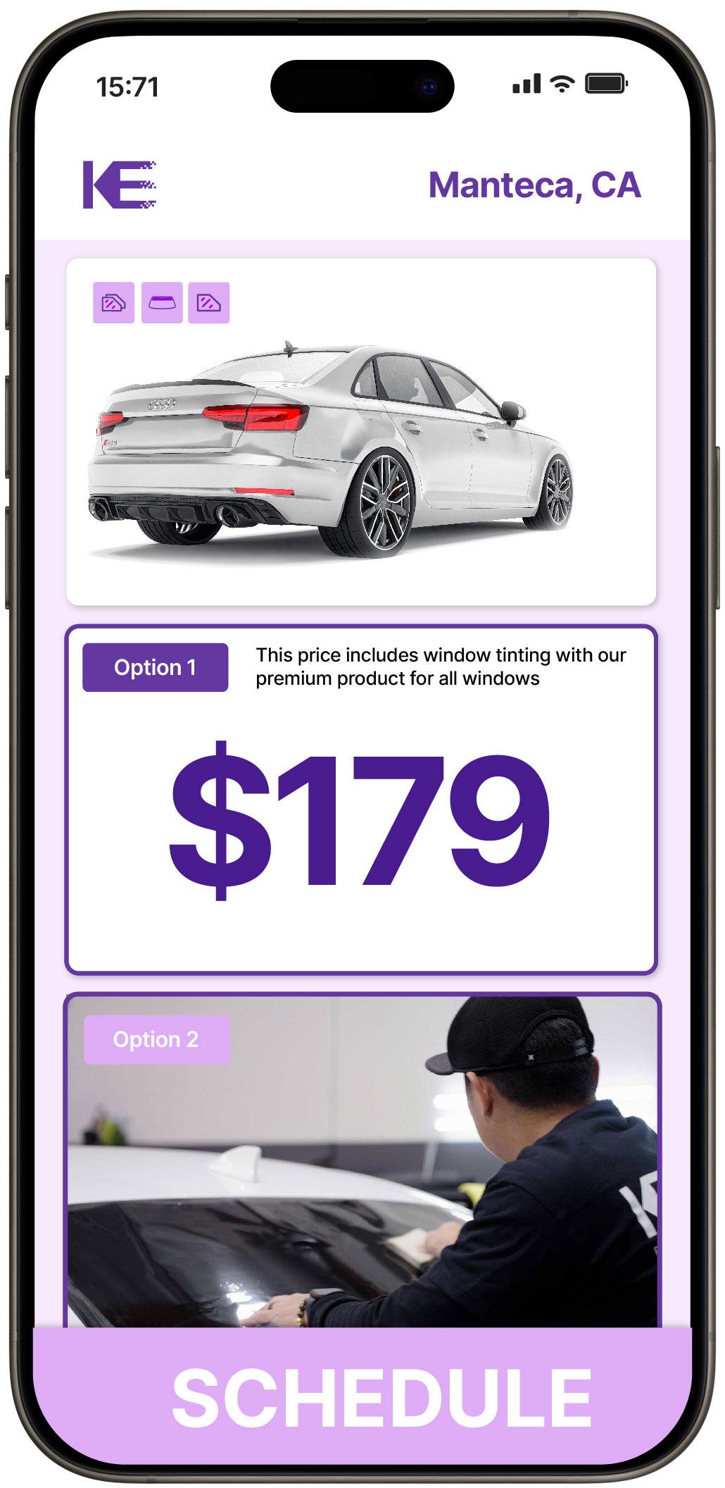 View Competitive Car Window Tinting Costs in Manteca, California