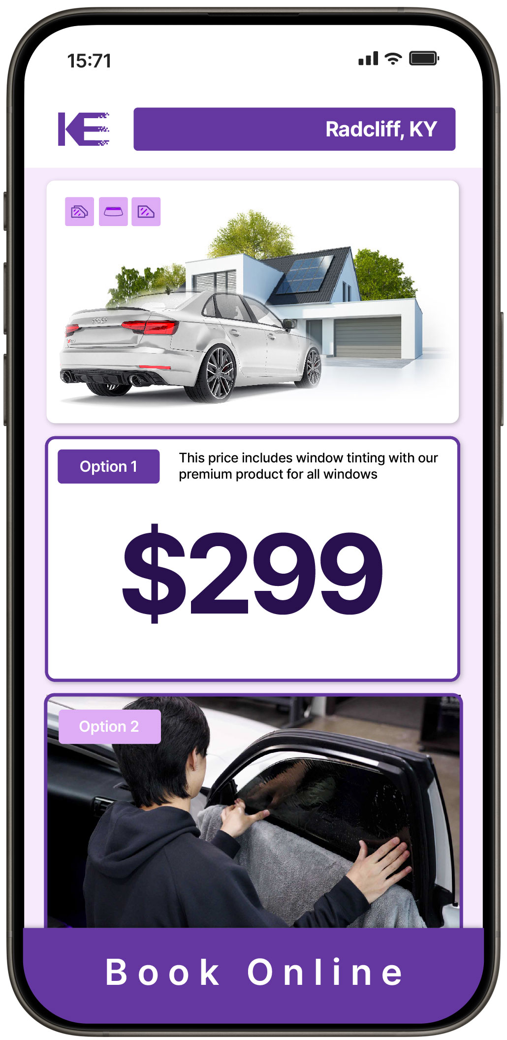 View Reasonable Tesla Window Tinting Costs in Lexington, Kentucky