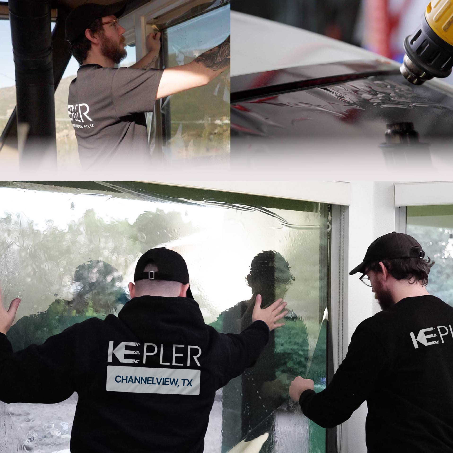 Kepler Specialist Performing Commercial Window Tinting in Channelview Channelview