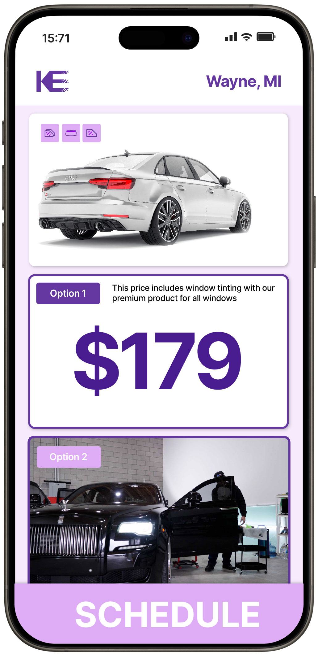 View Reasonable Car Window Tinting Rates in Wayne, Michigan