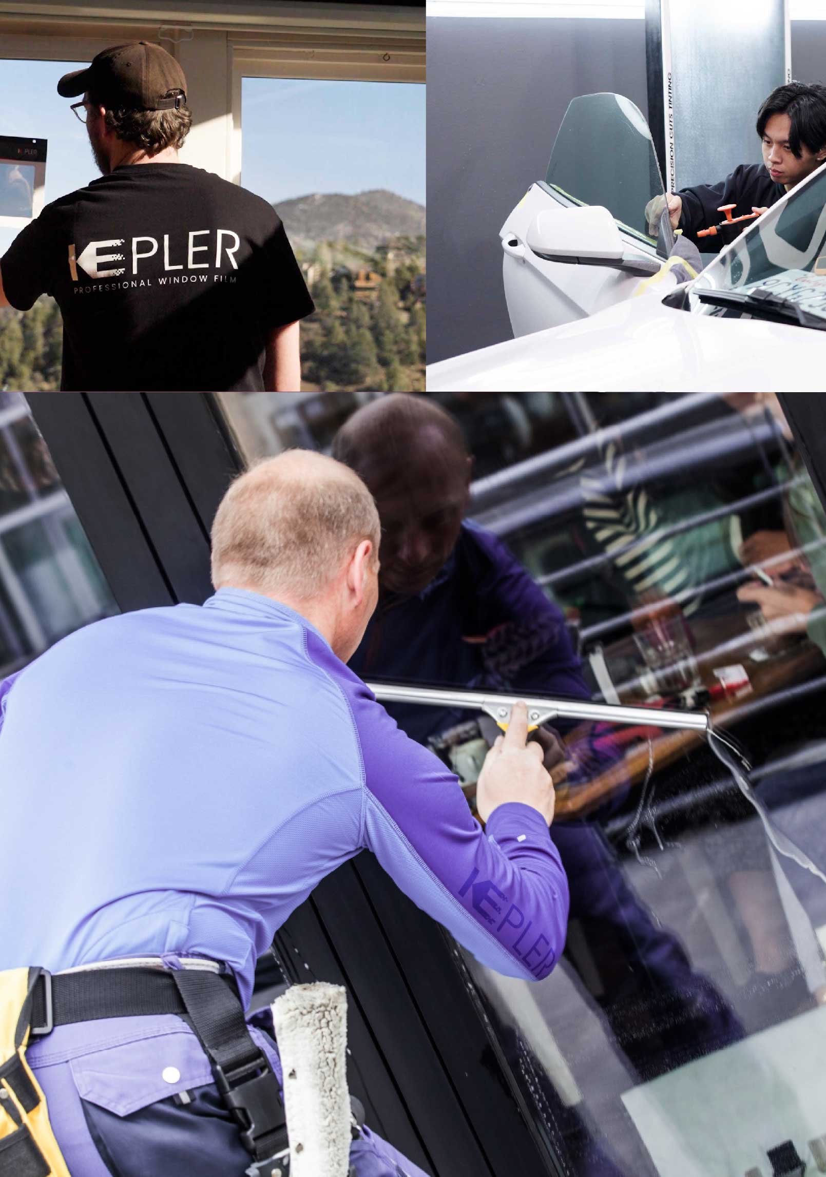 Kepler Expert Applying Anti-Graffiti Window Film to a Hawthorne Shop Front