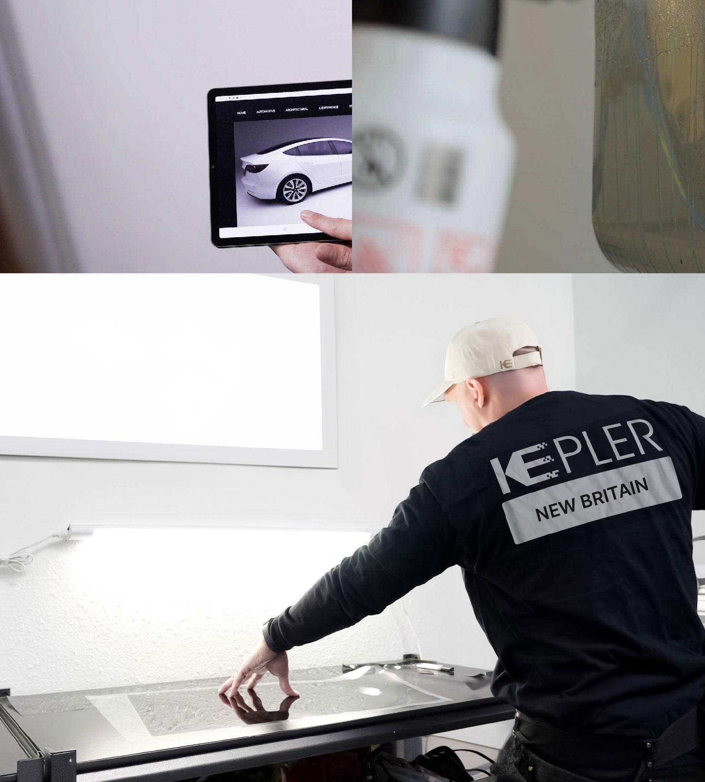 Window Tinting Specialist Cutting Film in New Britain, Connecticut