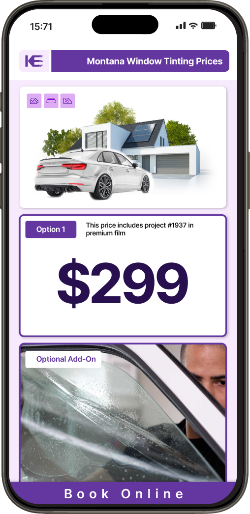View Competitive Car Window Tinting Prices in Montana