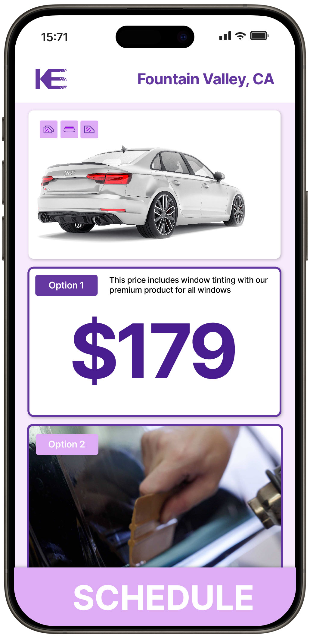 View Reasonable Car Window Tinting Prices in Fountain Valley, California