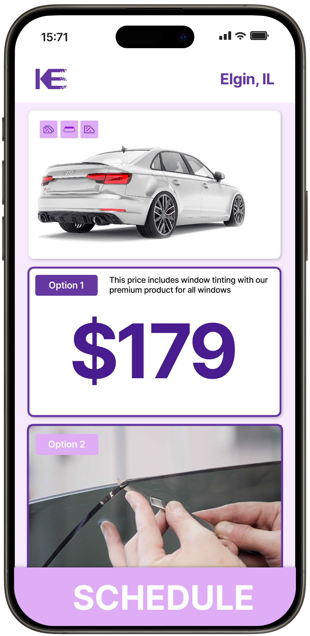 View Reasonable Car Window Tinting Costs in Elgin, Illinois