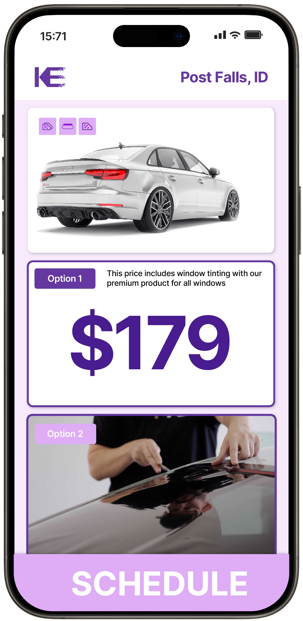 View Reasonable Car Window Tinting Rates in Post Falls, Idaho