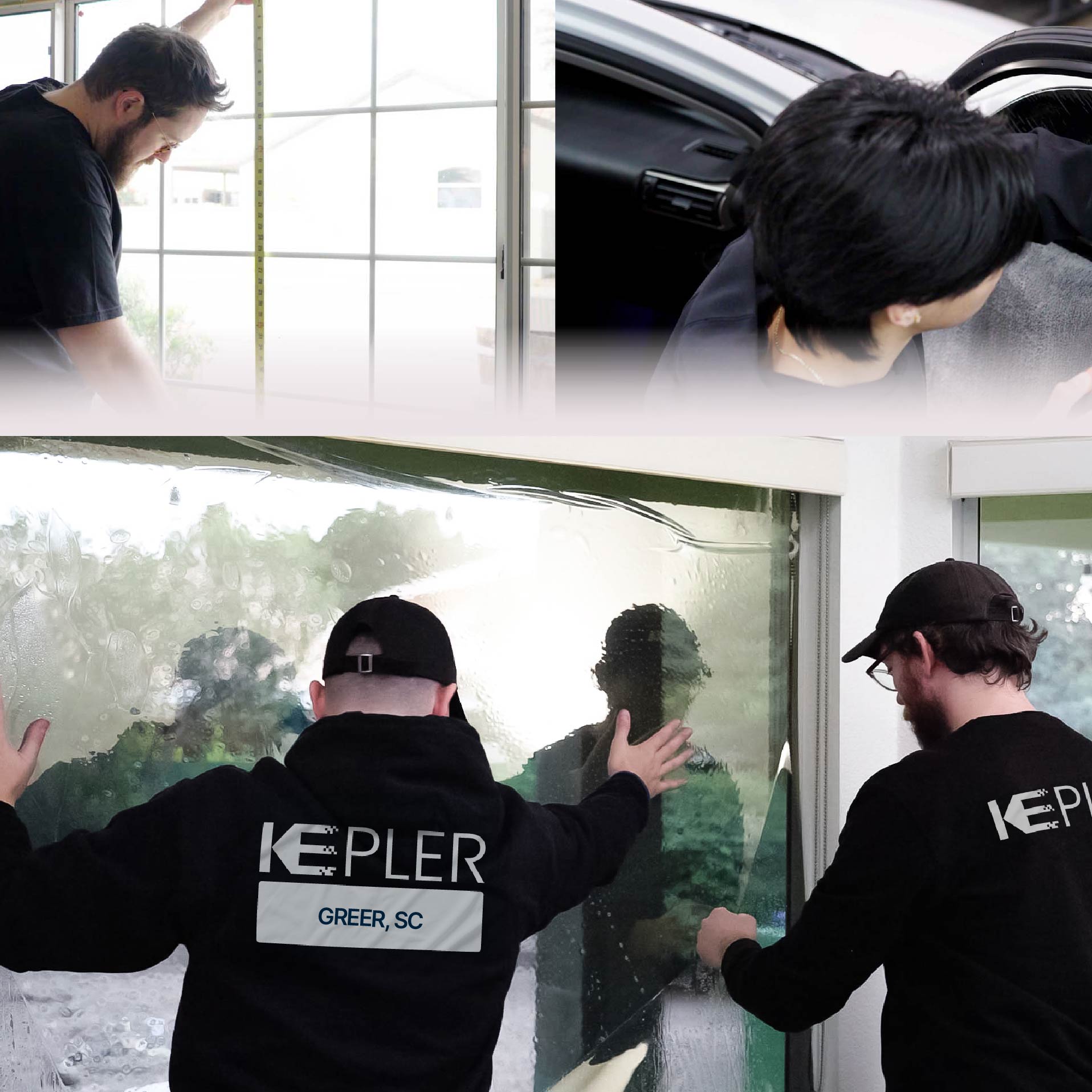 Kepler Specialist Performing Commercial Window Tinting in Greer Greer