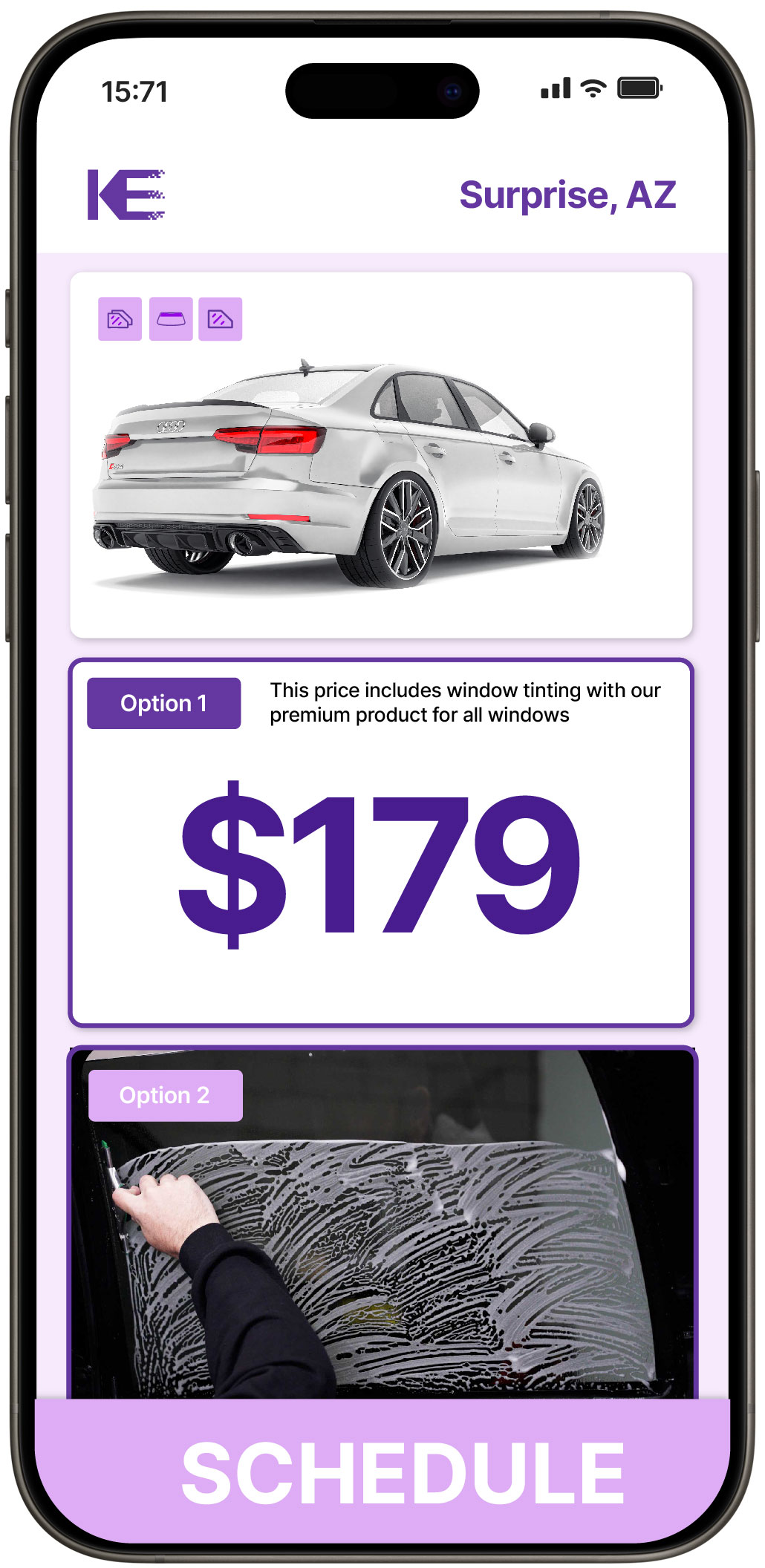 View Competitive Car Window Tinting Prices in Surprise, Arizona