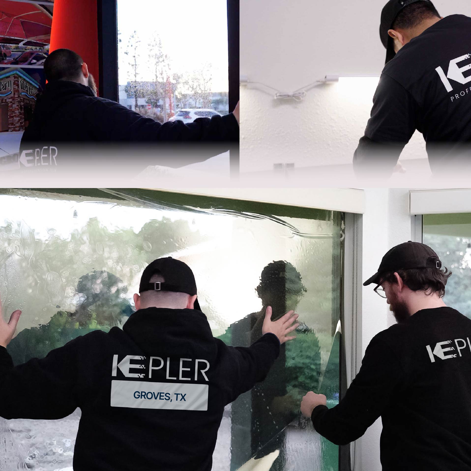 Kepler Specialist Performing Commercial Window Tinting in Groves Groves