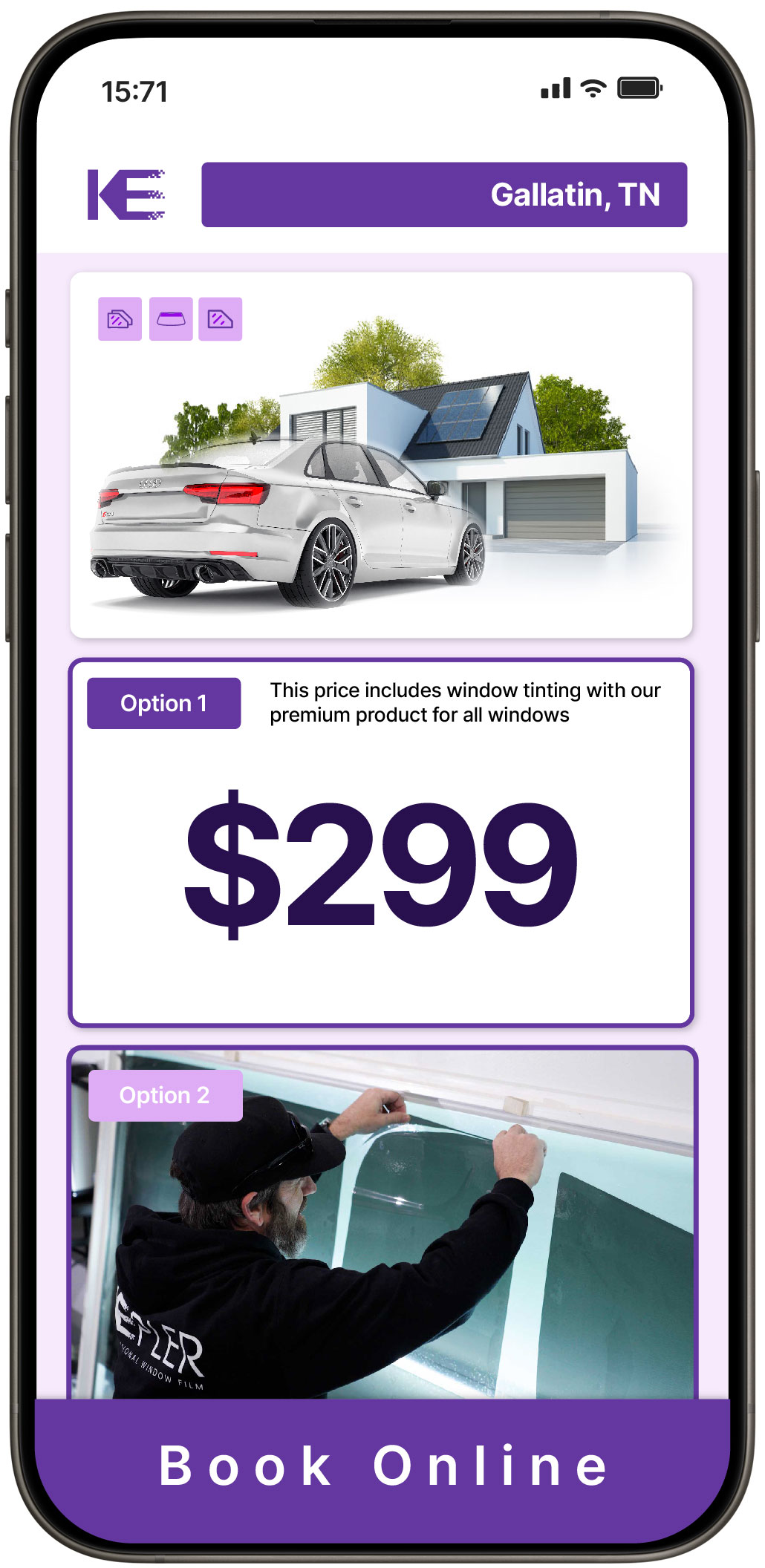 View Competitive Window Tinting Prices in Gallatin, Tennessee