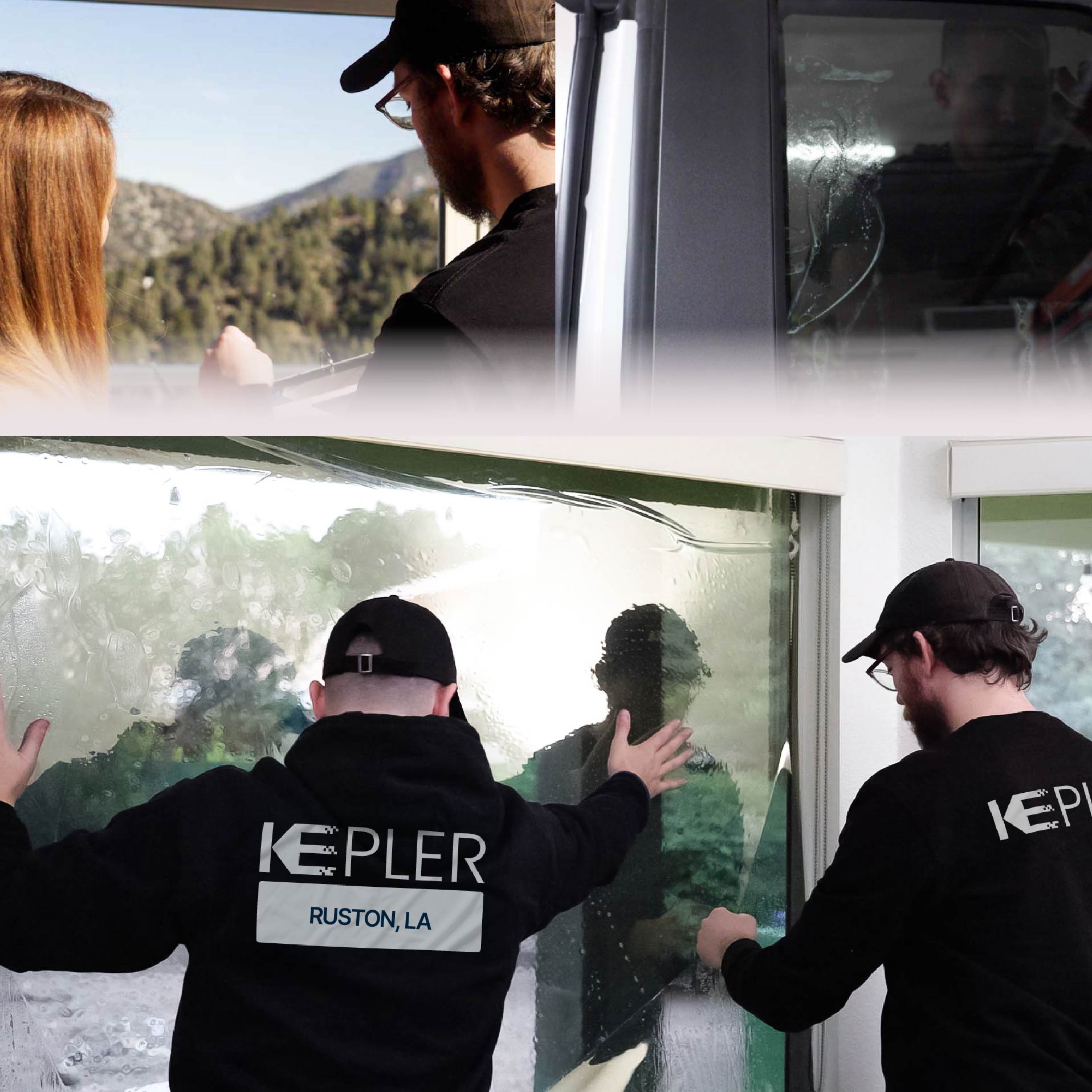 Kepler Specialist Performing Commercial Window Tinting in Ruston Ruston