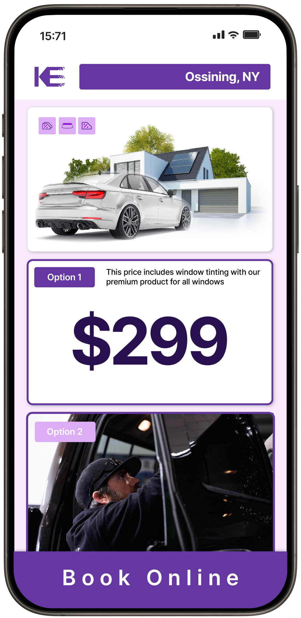 View Competitive Tesla Window Tinting Costs in Saint Albans, New York