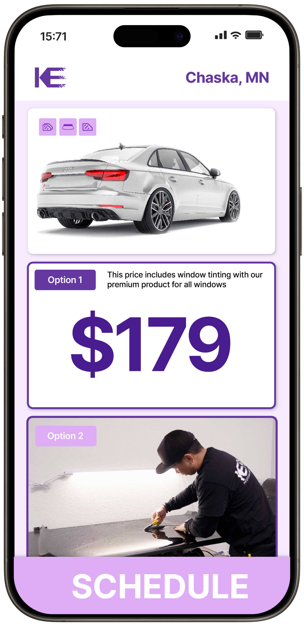 View Competitive Car Window Tinting Prices in Chaska, Minnesota