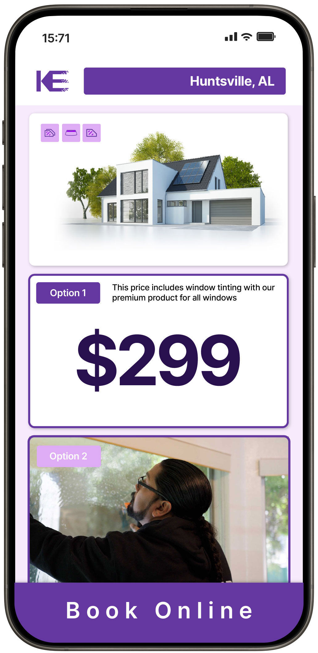 View Competitive Home Window Tinting Rates in Huntsville, Alabama