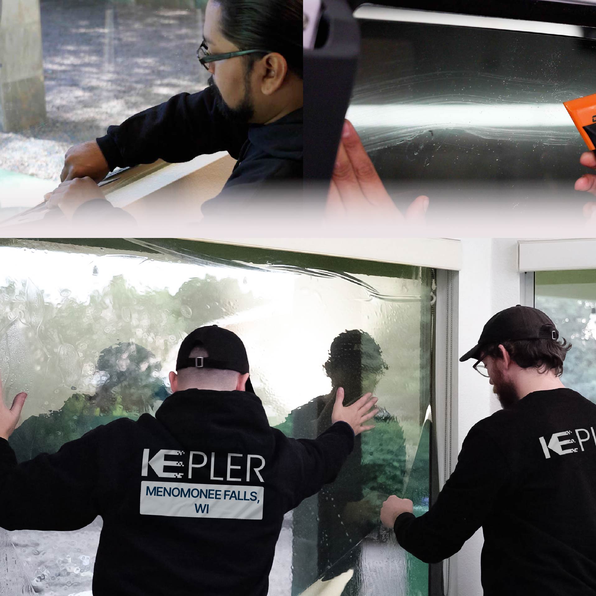 Kepler Specialist Performing Commercial Window Tinting in Menomonee Falls Menomonee Falls