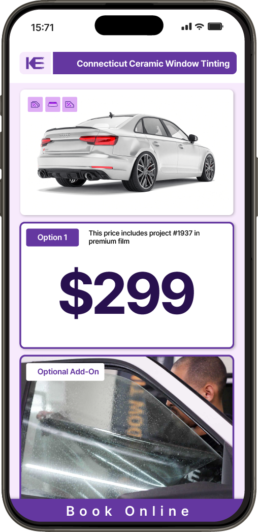 View Competitive Car Window Tinting Prices in Connecticut