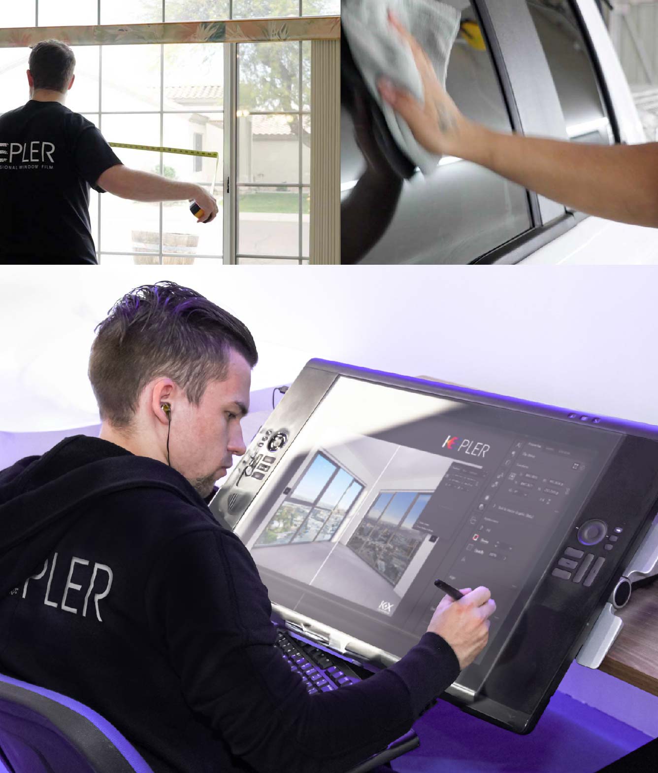 Kepler Specialist Performing Commercial Window Tinting in Eden Prairie Eden Prairie