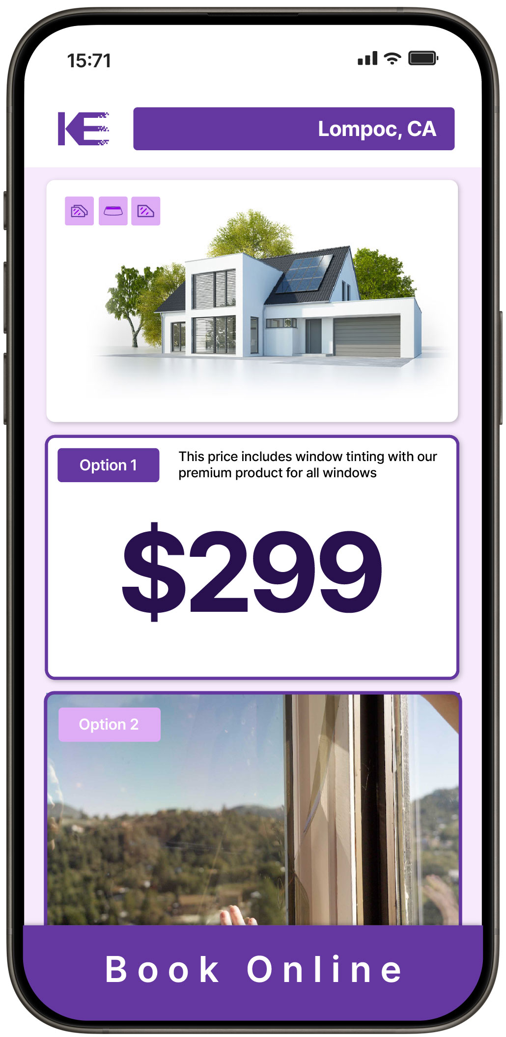 View Competitive Home Window Tinting Prices in Lompoc, California