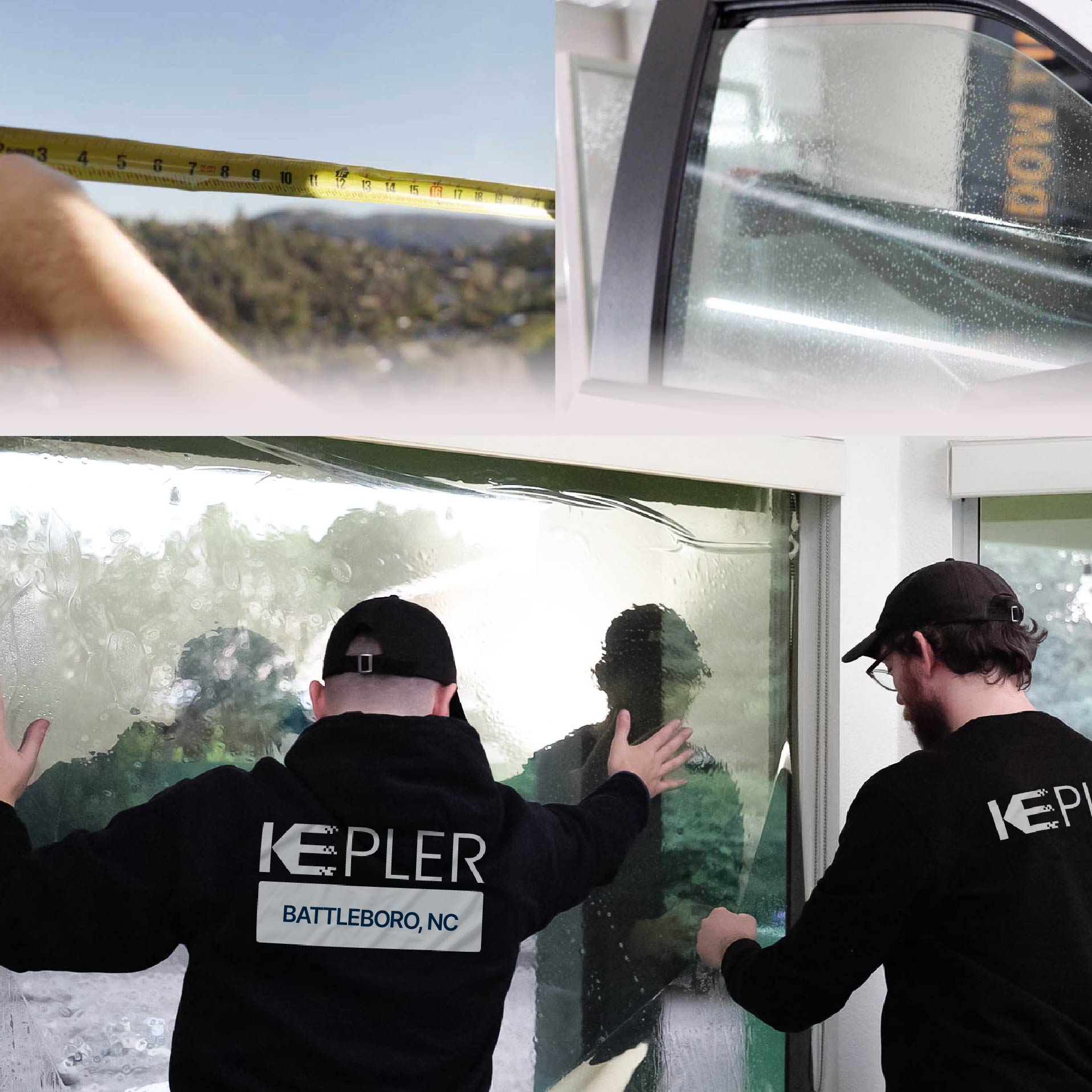 Kepler Specialist Performing Commercial Window Tinting in Battleboro Battleboro
