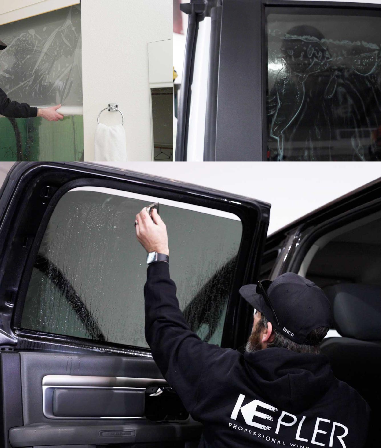 Kepler Window Tinting Specialists at Work in Concord, New Hampshire