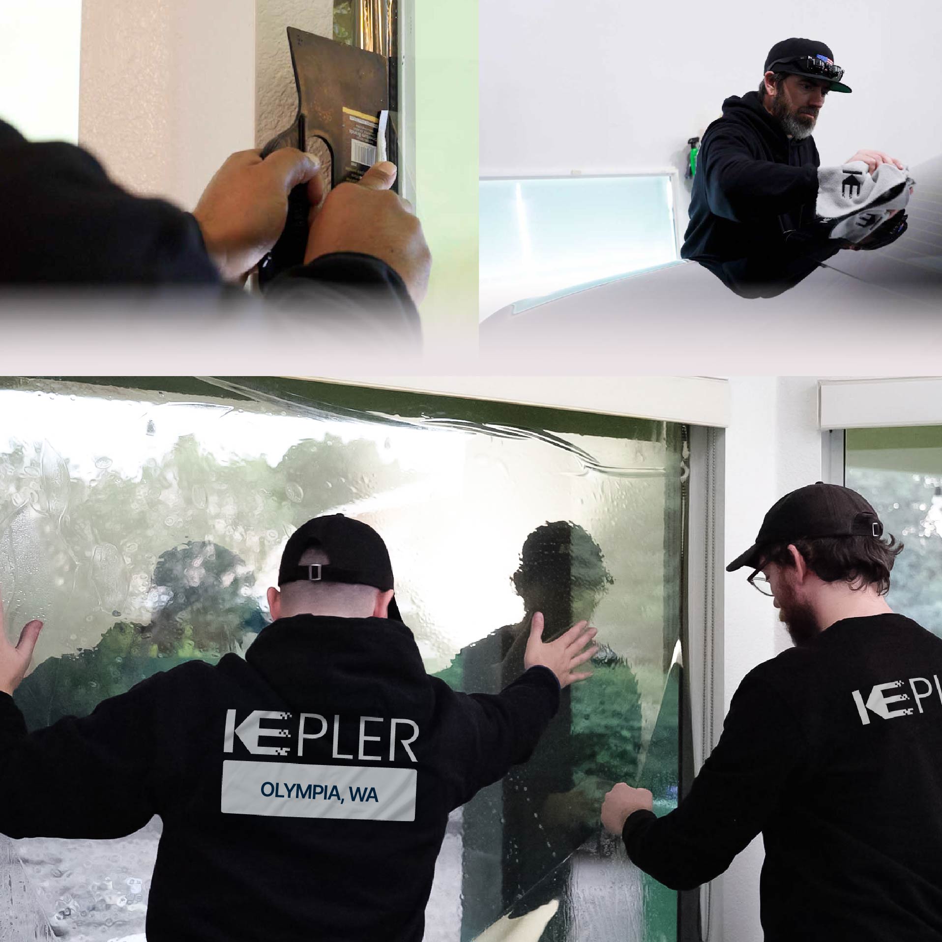 Kepler Specialist Performing Commercial Window Tinting in Olympia Olympia