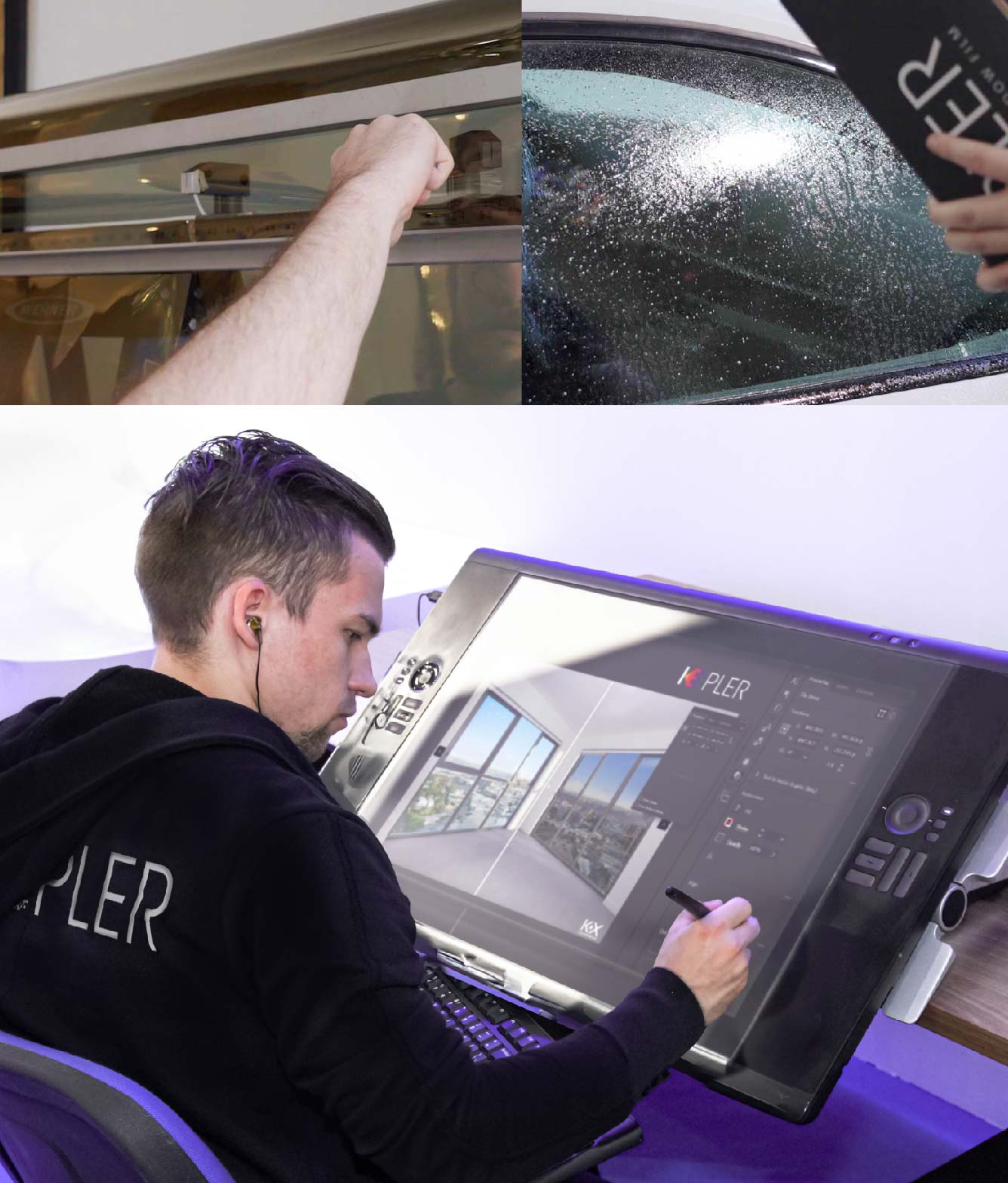 Kepler Specialist Performing Commercial Window Tinting in Lawrence Lawrence