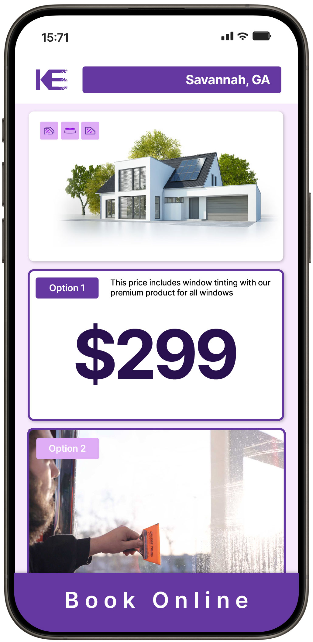 View Competitive Home Window Tinting Prices in Savannah, Georgia