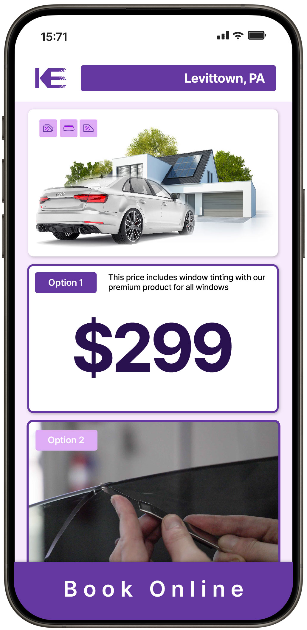 View Competitive Window Tinting Prices in Levittown, Pennsylvania