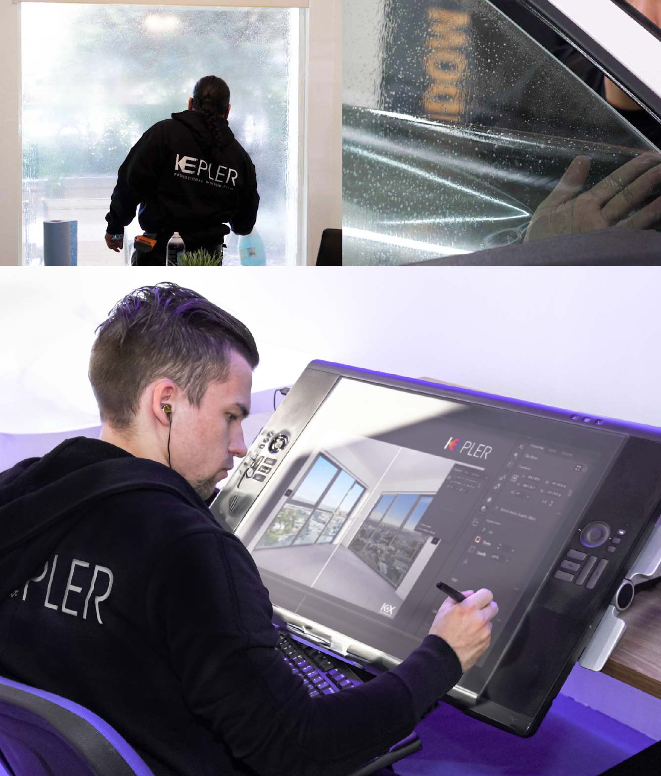 Kepler Specialist Performing Commercial Window Tinting in Metairie Metairie