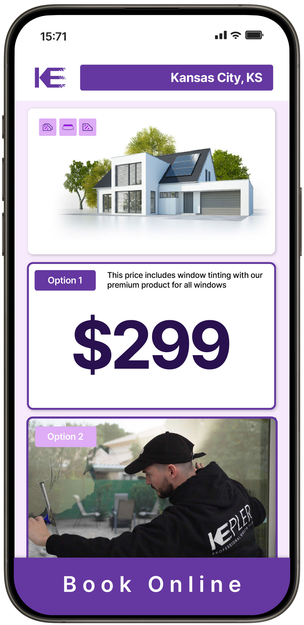 View Competitive Home Window Tinting Rates in Kansas City, Kansas