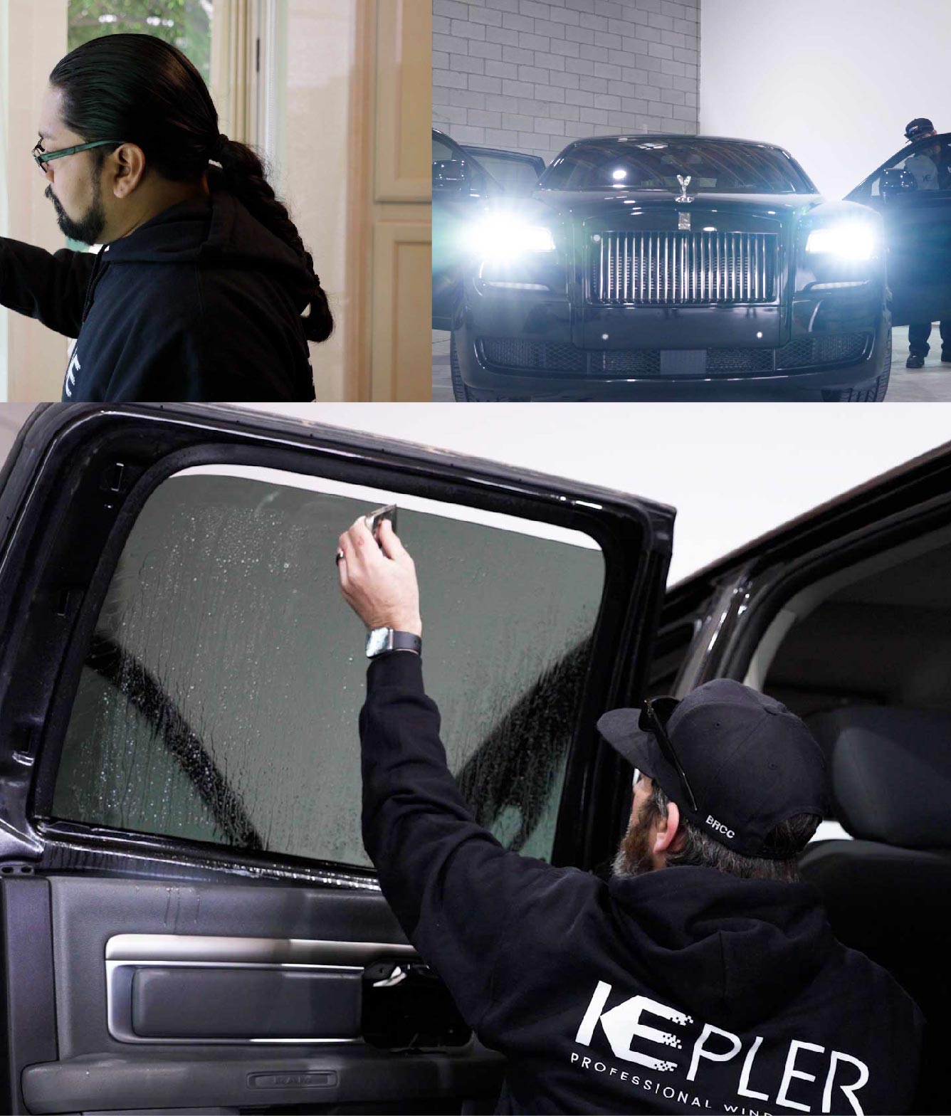 Kepler Window Tinting Specialists at Work in Streetsboro, Ohio