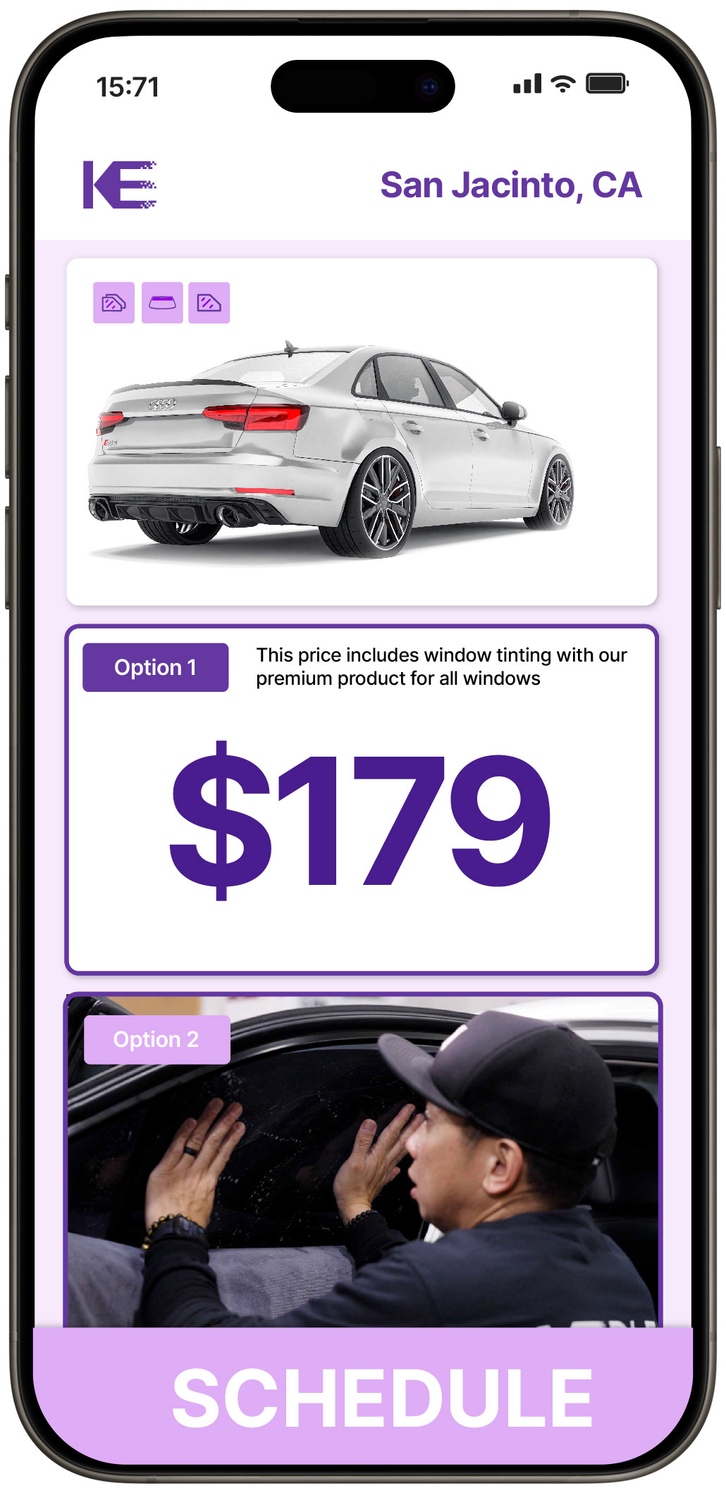 View Competitive Car Window Tinting Prices in San Jacinto, California