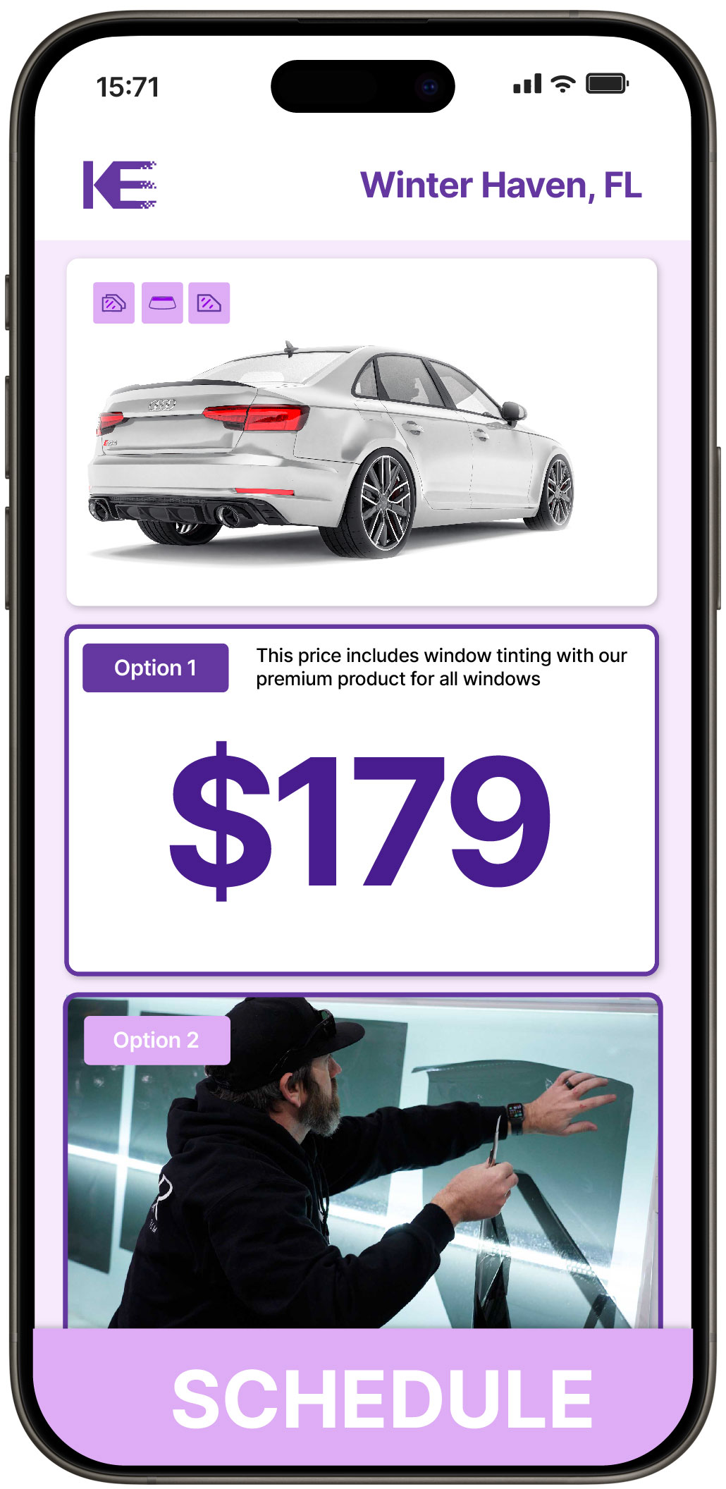 View Affordable Car Window Tinting Prices in Winter Haven, Florida