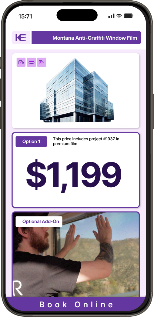 Get Anti-Graffiti Window Film Pricing on Your Phone in Montana