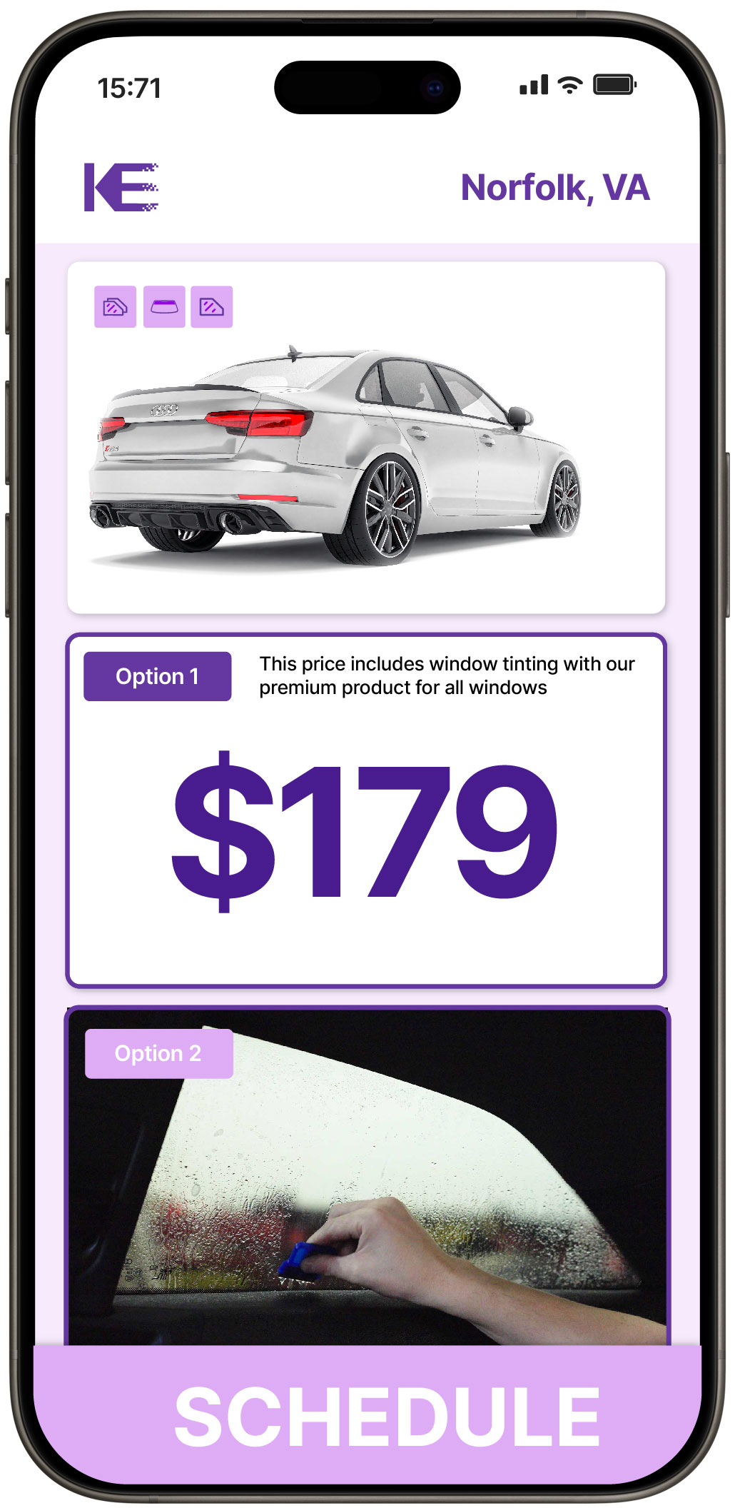 View Competitive Car Window Tinting Rates in Norfolk, Virginia