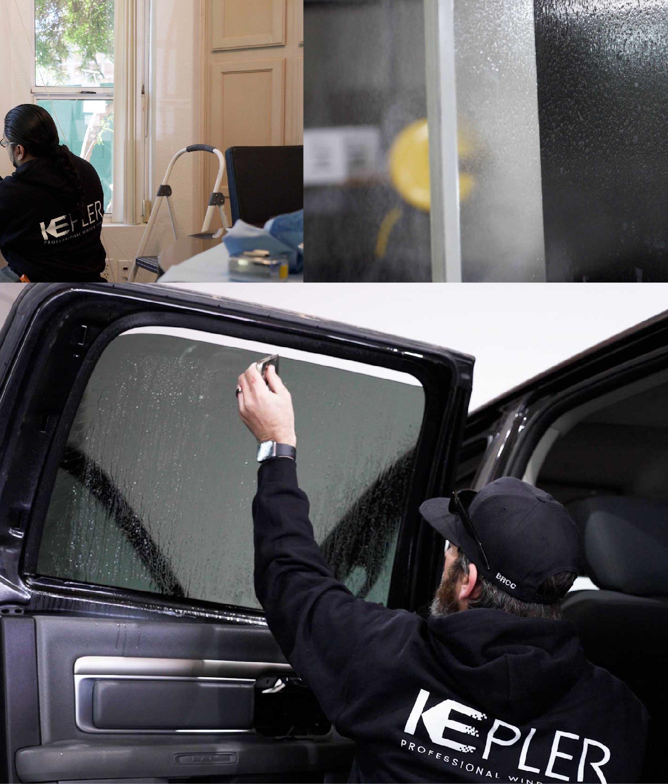 Kepler Window Tinting Specialists at Work in Danville, California