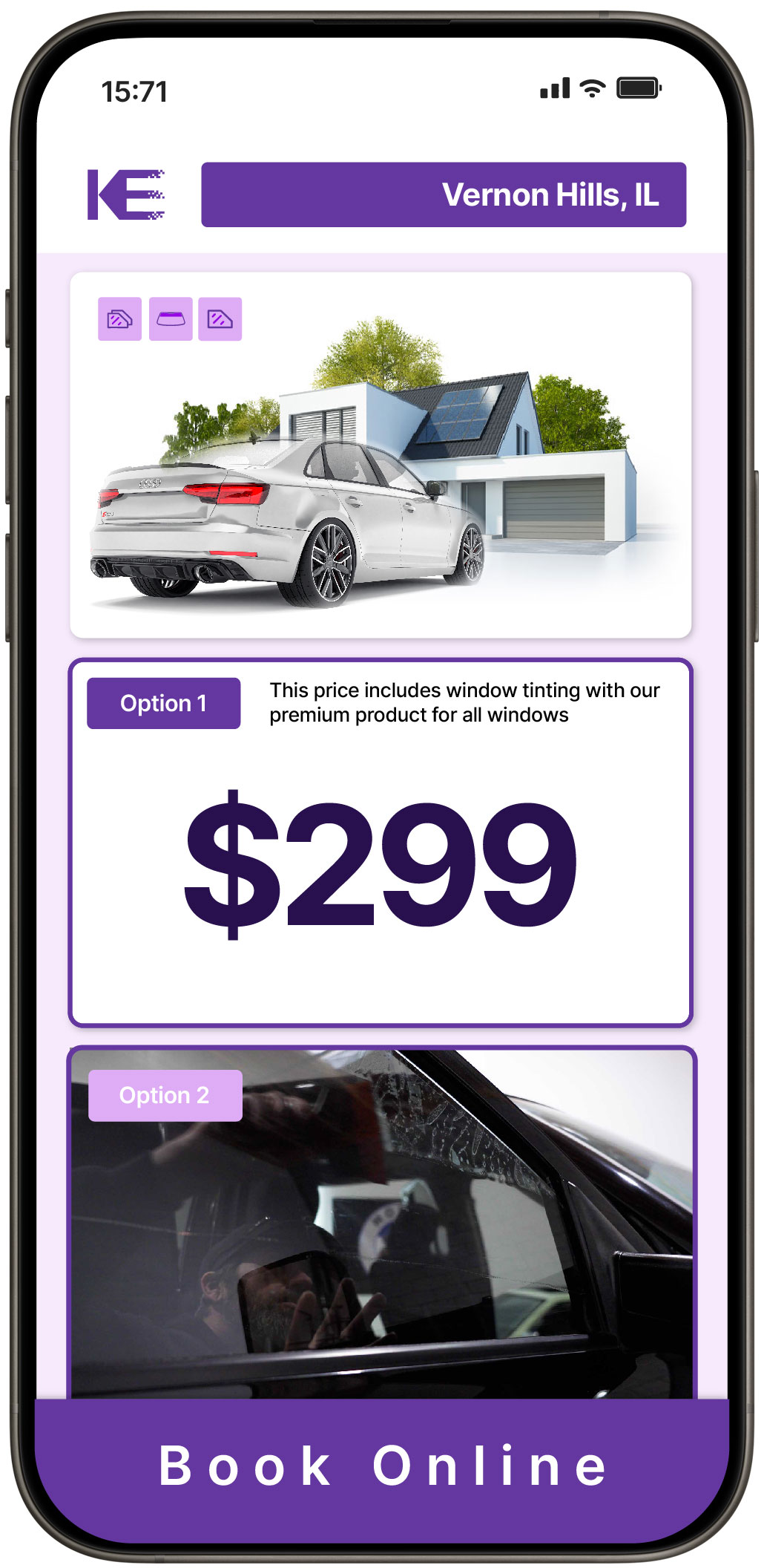 View Affordable Tesla Window Tinting Rates in Blue Island, Illinois