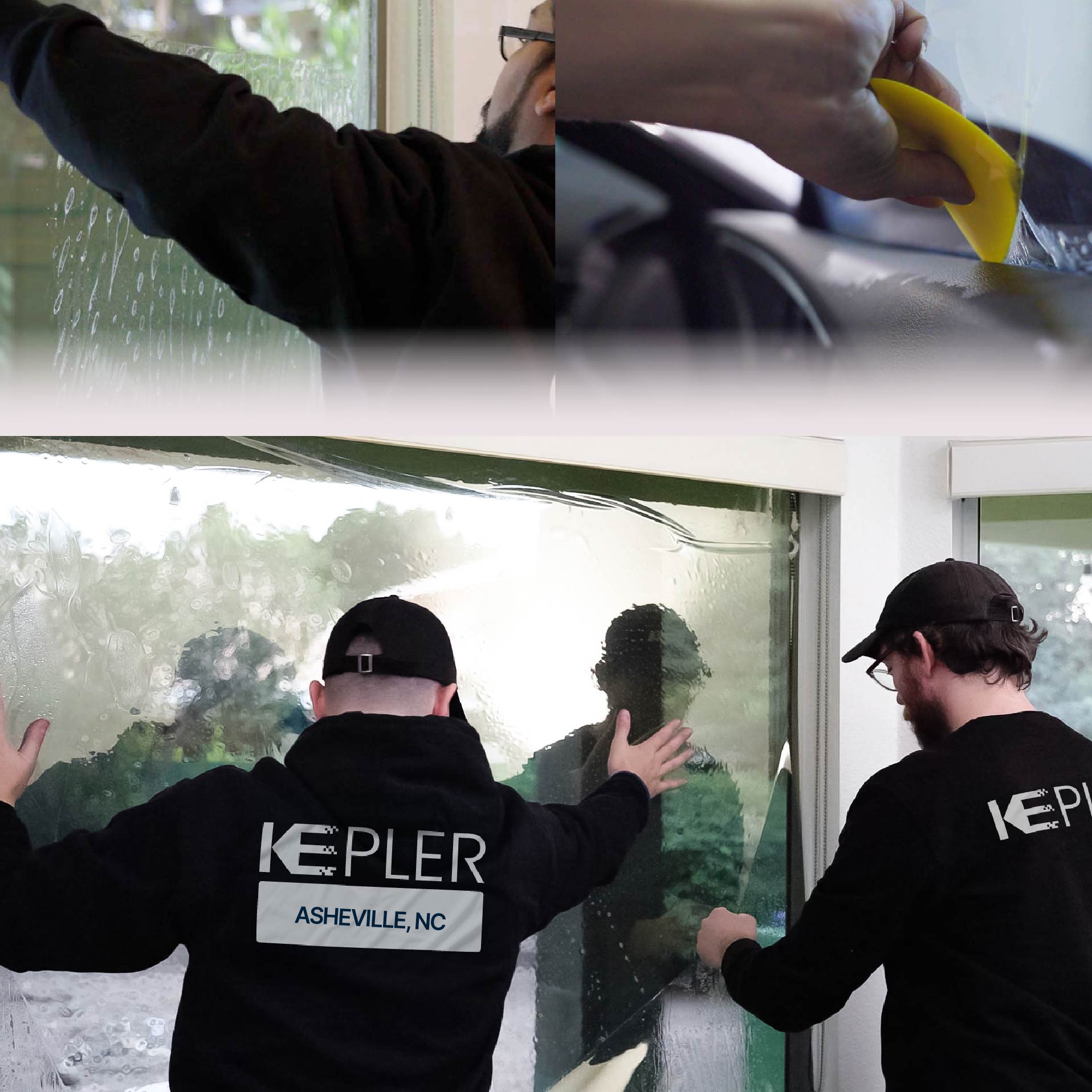 Kepler Specialist Performing Commercial Window Tinting in Asheville Asheville