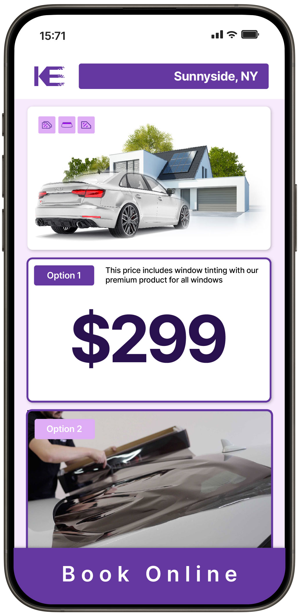 View Competitive Tesla Window Tinting Rates in Poughkeepsie, New York