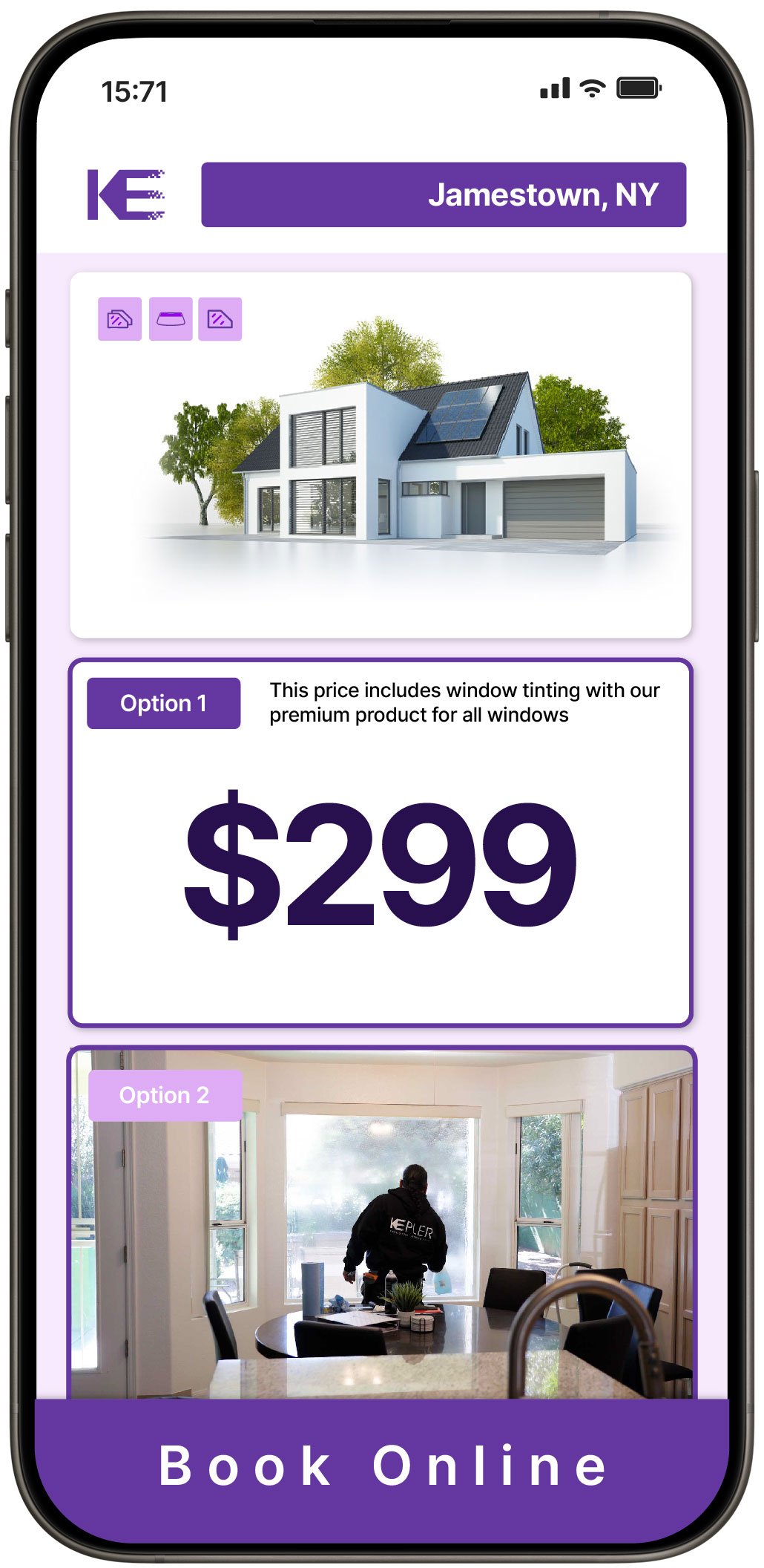 View Competitive Home Window Tinting Prices in Jamestown, New York