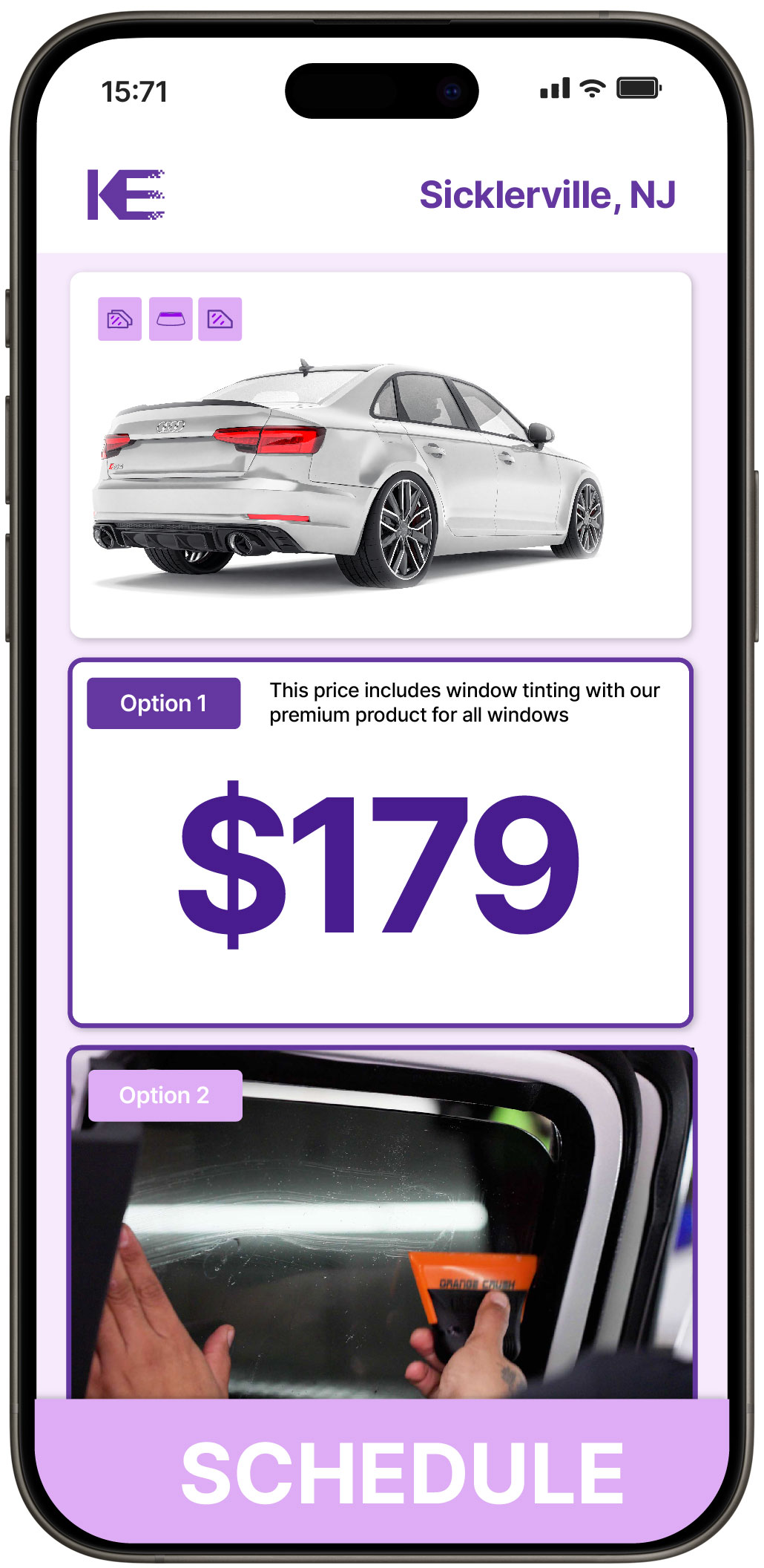 View Competitive Car Window Tinting Rates in Sicklerville, New Jersey