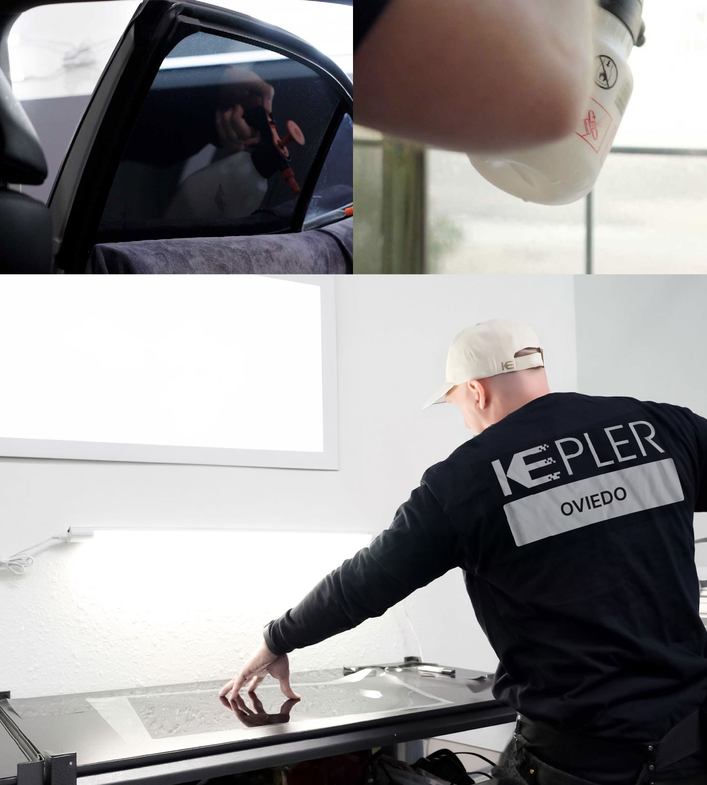 Window Tinting Specialist Cutting Film in Oviedo, Florida