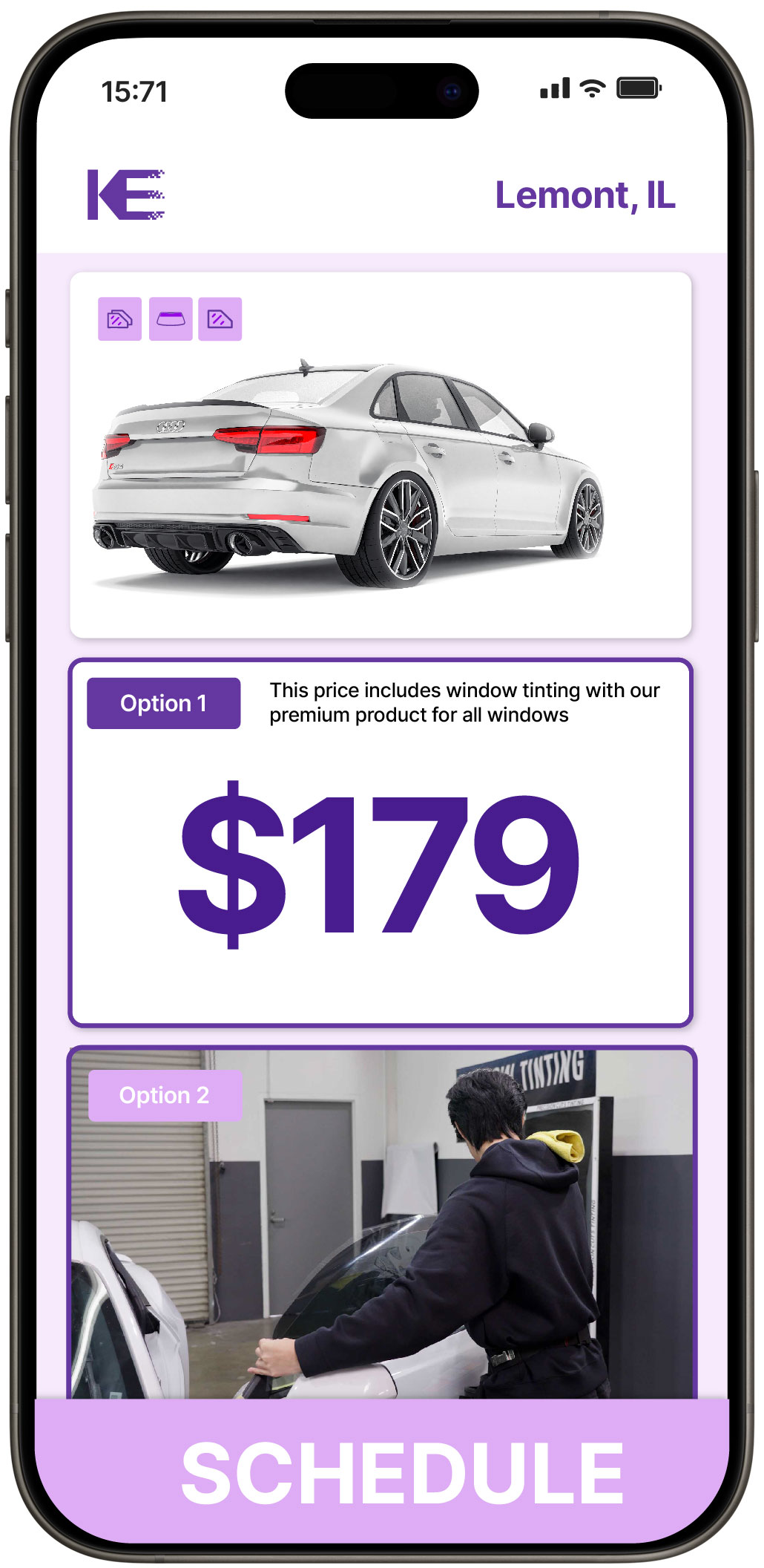 View Reasonable Car Window Tinting Rates in Lemont, Illinois