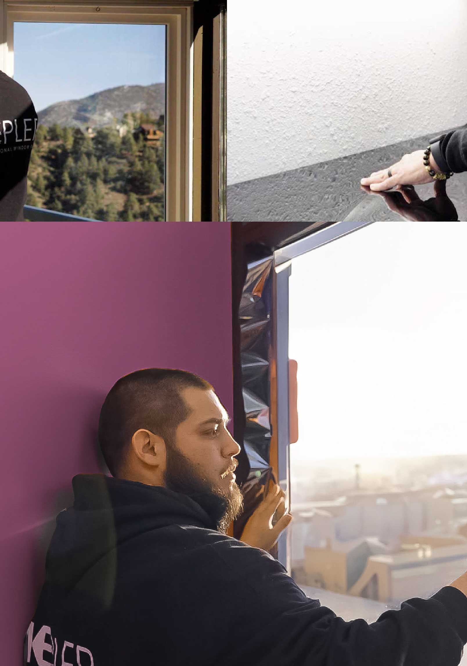 Kepler Specialist Installing Security Window Film in Galveston Texas