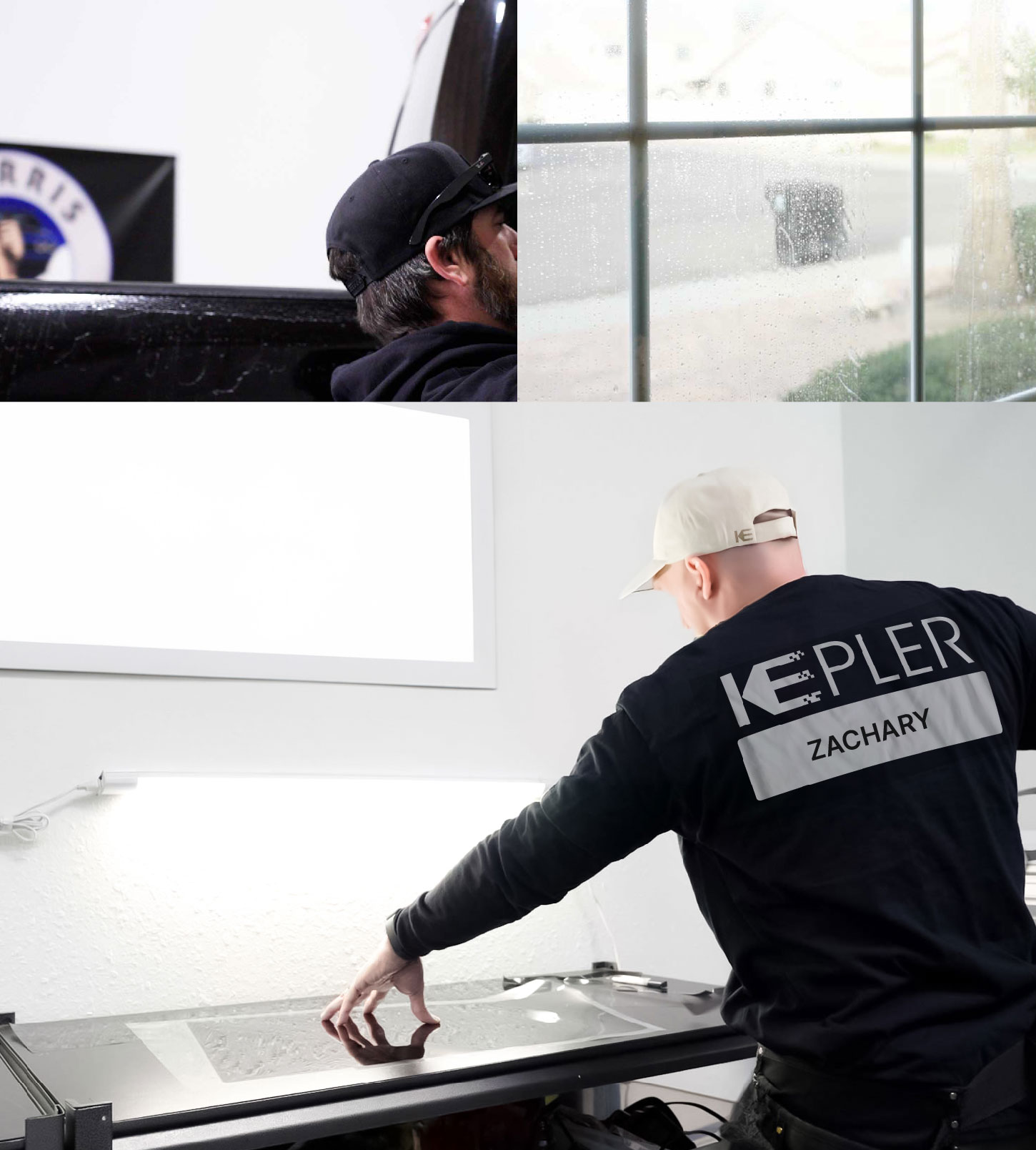 Window Tinting Specialist Cutting Film in Zachary, Louisiana