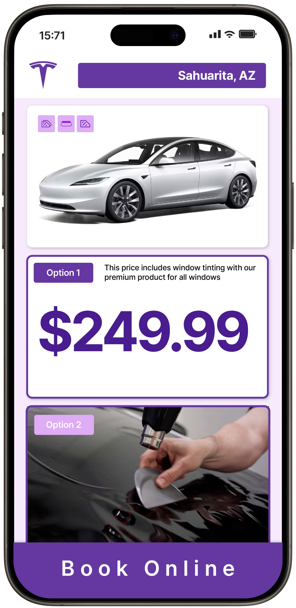 View Reasonable Tesla Window Tinting Costs in Sahuarita, Arizona