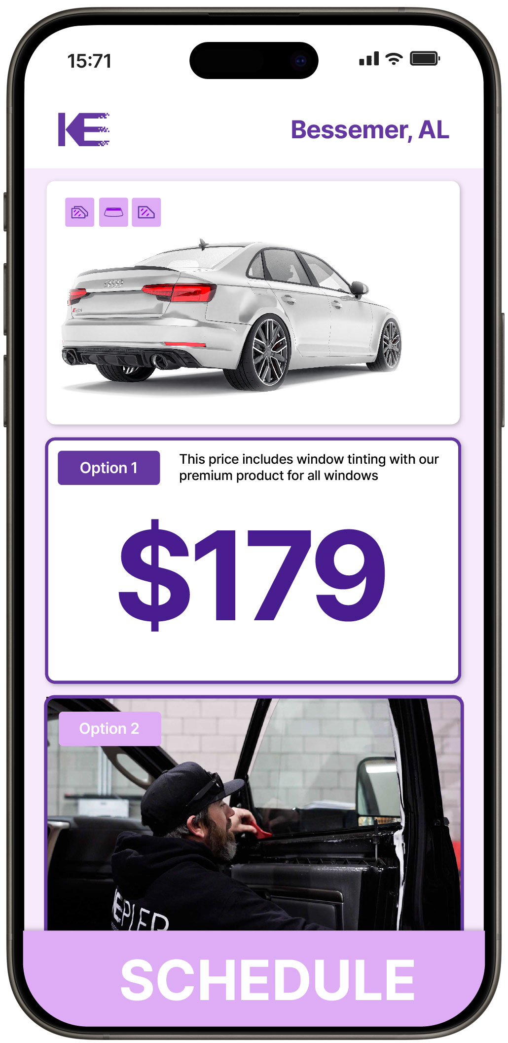 View Affordable Car Window Tinting Prices in Bessemer, Alabama