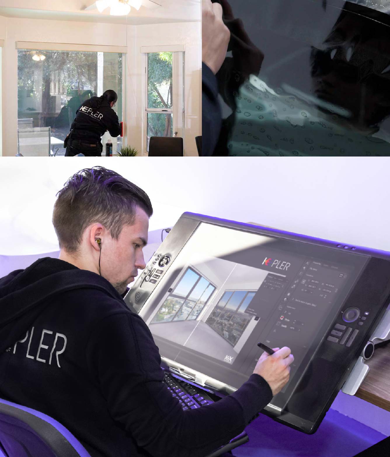Kepler Specialist Performing Commercial Window Tinting in Thousand Oaks Thousand Oaks