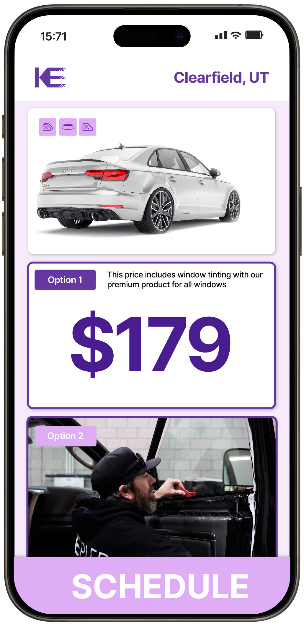 View Affordable Car Window Tinting Prices in Clearfield, Utah